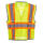 Unisex High Visibility Green Pocketed Vest